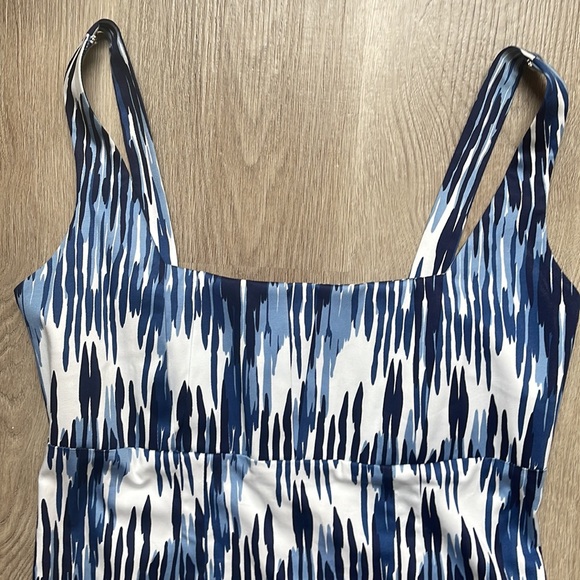 Calvin Klein Dress | Size 8 | Blue, Black & White - Picture 3 of 10